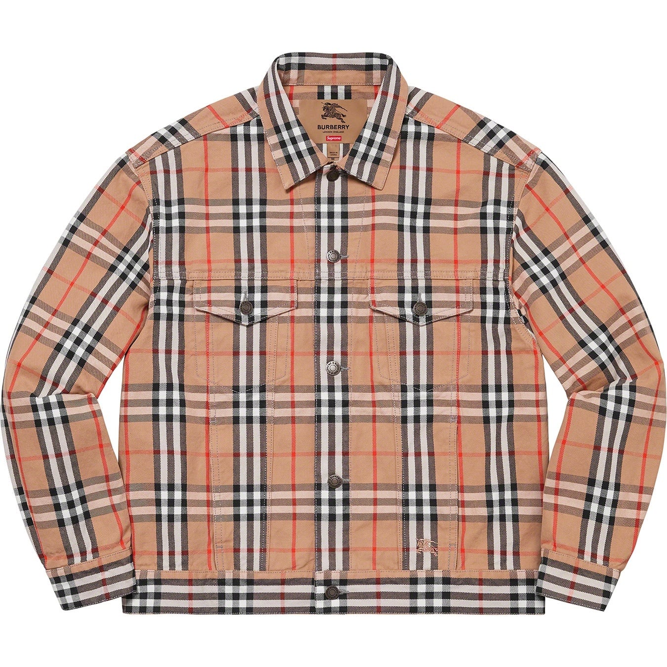 Supreme®/Burberry® Denim Trucker Jacket view 17